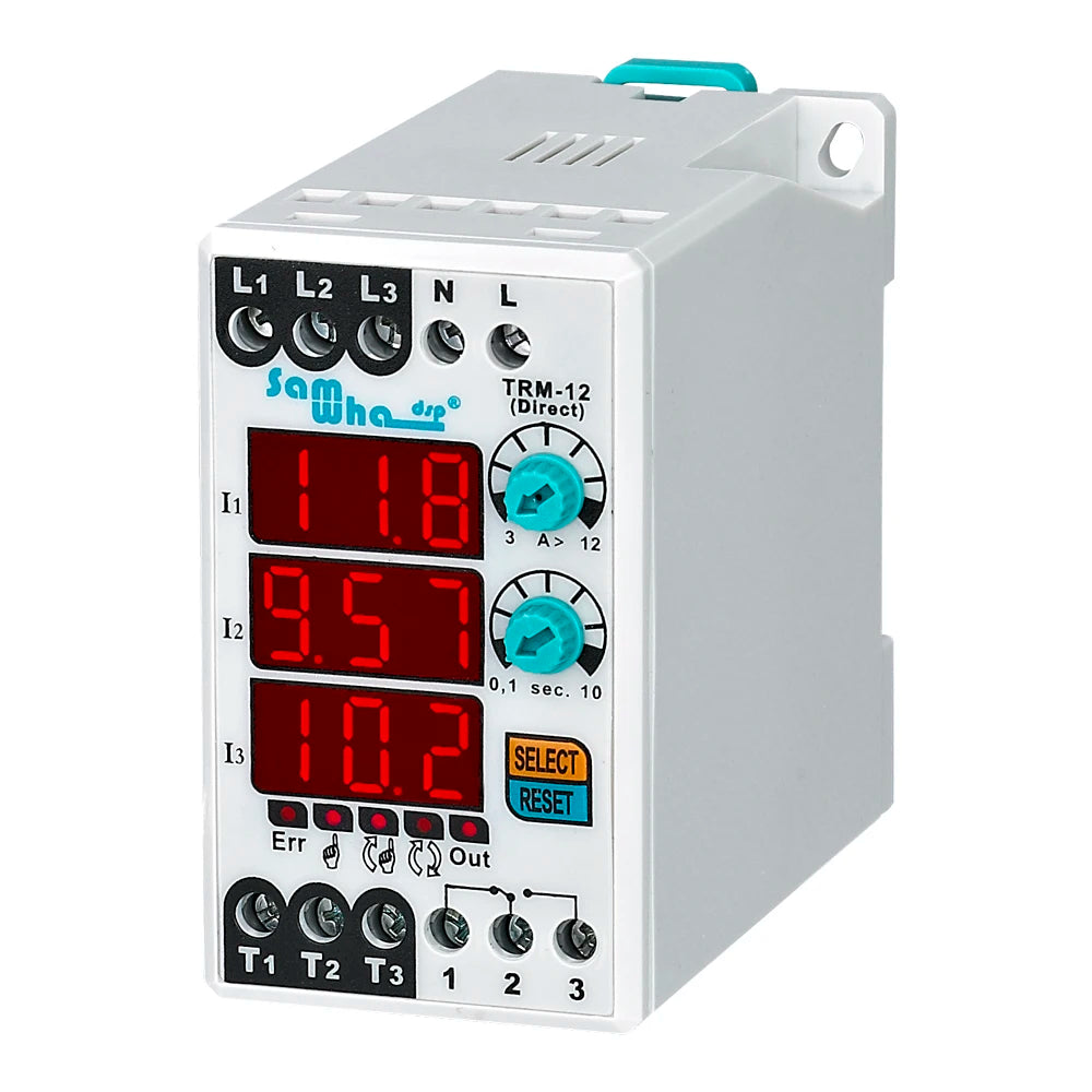 Samwha-Dsp TRM-XX (Manual / Semi-Automatic / Automatic Reset) Digital Overload Asymmetry Relay Thermal Relay