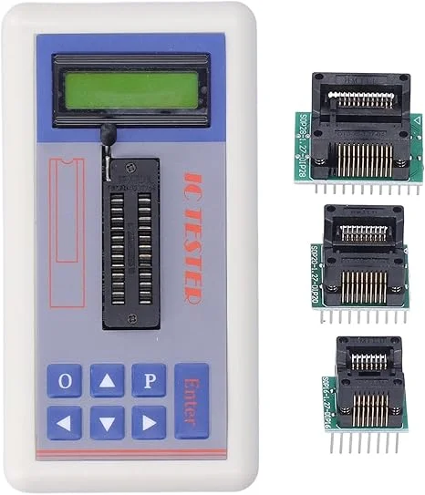TSH‑06F Integrated Circuit Tester IC Transistor Meter with 5V 3.3V AUTO Modes Transistor Tester for Microelectronics Engineers