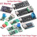 ZY12PDN Type-C USB-C PD2.0 PD3.0 to DC Fast Quick Charger Charging Trigger Polling Decoy Board Module 5V 9V 12V 15V 20V PDC004
