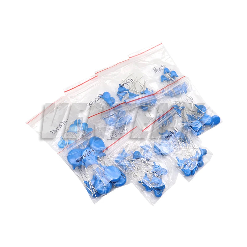 100pcs/Lot Safety Y Capacitor Kit 10values Each 10pcs 400VAC 250VAC 471 102 222M 472M 103M DIY Set