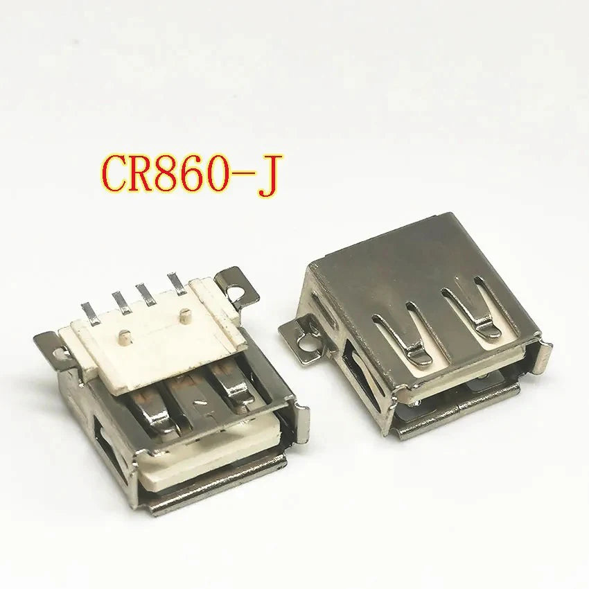 10/30/50PCS USB 2.0 4Pin A Type Female Socket Connector G54 2 Feet 90 Degree Data Transmission Charging