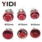 16mm 19mm 22mm Emergency Stop Switch Mushroom Push Button Stop Switch 1NO1NC 2NO2NC Latching Switch On Off