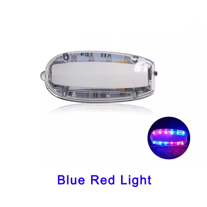 Blue Red Yellow Red Green Color LED Flashing Shoulder Lamp Light Alarm Patrol Warning