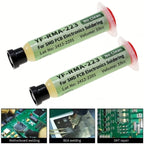 RMA-223 10cc Flux No Clean Flux Soldering Iron Welding Flux Consumer Electronics Repair Solder Paste For Phone LED BGA SMD PGA