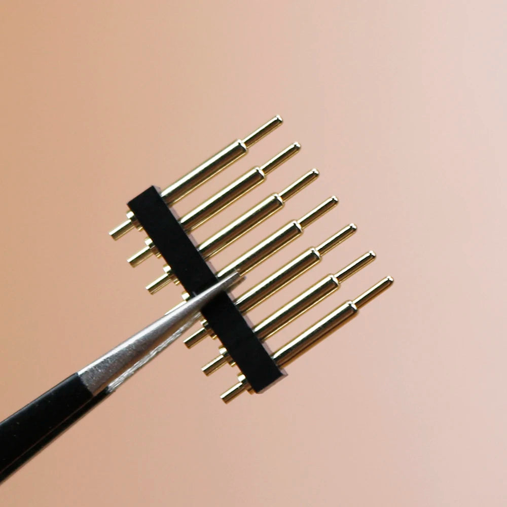 1 Piece FOR DIP Pogo Pin Connector Spring Loaded Contact Test Probe Power Charging Connector Pin 2.54 Mesh