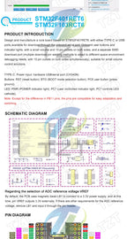 STM32F103C8T6/RCT6 STM32F401RET6 CH340 development board Microcontroller Core Board ARM Architecture Minimum system correx-M3