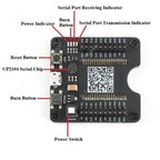 ESP8266 ESP-WROOM-32 ESP32-WROVER Development Board Test Programmer Socket Downloader for ESP-01 ESP-12F ESP-07S ESP-12S ESP32
