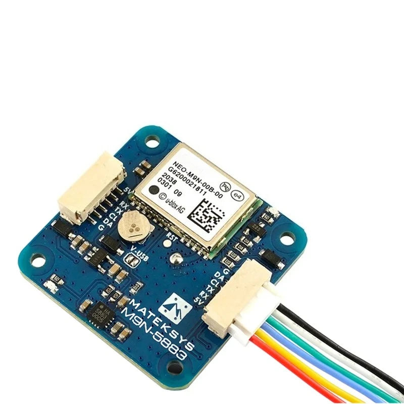 Mateksys M9N‑5883 GNSS Compass Module NEO‑M9N QMC5883L for FPV Quad