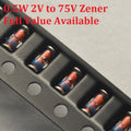 Free Ship 200PCS 1/2W Zener Diode ZMM ZMM/9V1/10V/11V/12V/13V/15V/16V/18V/20V/22V/24V/27V/30V/33V/36V/39V 9.1V LL34  0.5W Smd
