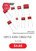 20PCS 100V Polyester Film Capacitor 124 154 224 334 474 2A124J 2A154J 2A224J 2A334J 2A474J 0.15UF 0.22UF 0.33UF 0.47UF