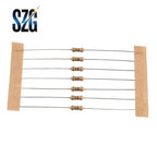 100Pcs/Lot 0.25W Carbon film Resistance 1/4W 1% Metal film Resistor 10R 150R 1K 22K 100K 3M 4.7M 5.6M 7.5M ohm Power Resistance