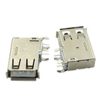 5PCS USB Interface Socket Type A Standard Port Female Male Solder Jacks Connector DIP Straight Vertical Bend Needle PCB Socket