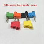 4MM High Current Stackable Banana Plug Wire Connector Lantern Head Gold-plated Or Nickel Plated Power Testing Instrument Plug