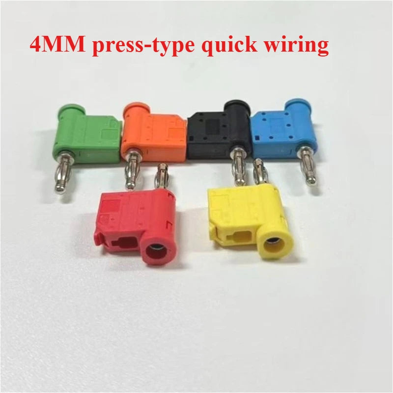 4MM High Current Stackable Banana Plug Wire Connector Lantern Head Gold-plated Or Nickel Plated Power Testing Instrument Plug