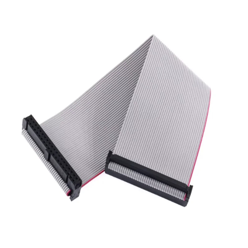 2.54 Pitch FC to FD Gray Cable IDC Wire Welding Plate Male to Female DC4 Transfer Connection 8P-50P Wire Connector