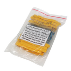 600pcs/set 30 Kinds 1/4W Resistance Metal Film Resistor Pack Assorted Kit 1% 1K 10K 10K 100K 220ohm 1M Resistors 300pcs/set