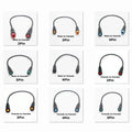 1Pcs 200mm M8 Electric Bicycle Butt Joint 4P Line 2P Waterproof 3P for Ebike Display Female Male Optional Connector 5P 6P