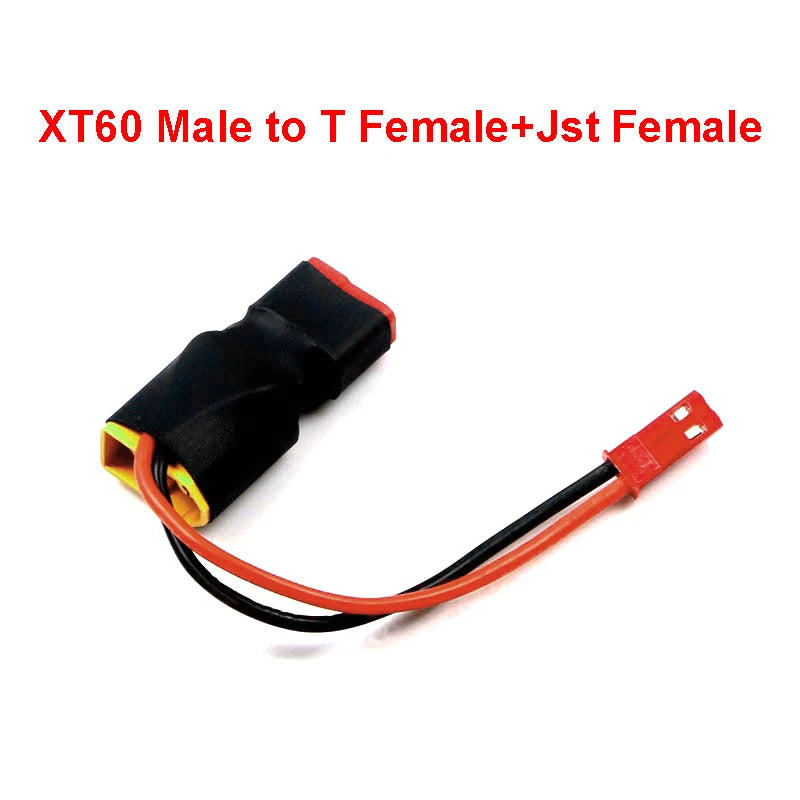 1/3/5PCS XT60 T Plug Female to Male JST Female Adapter For RC Helicopter Quadcopter LiPo Battery Plug Connector
