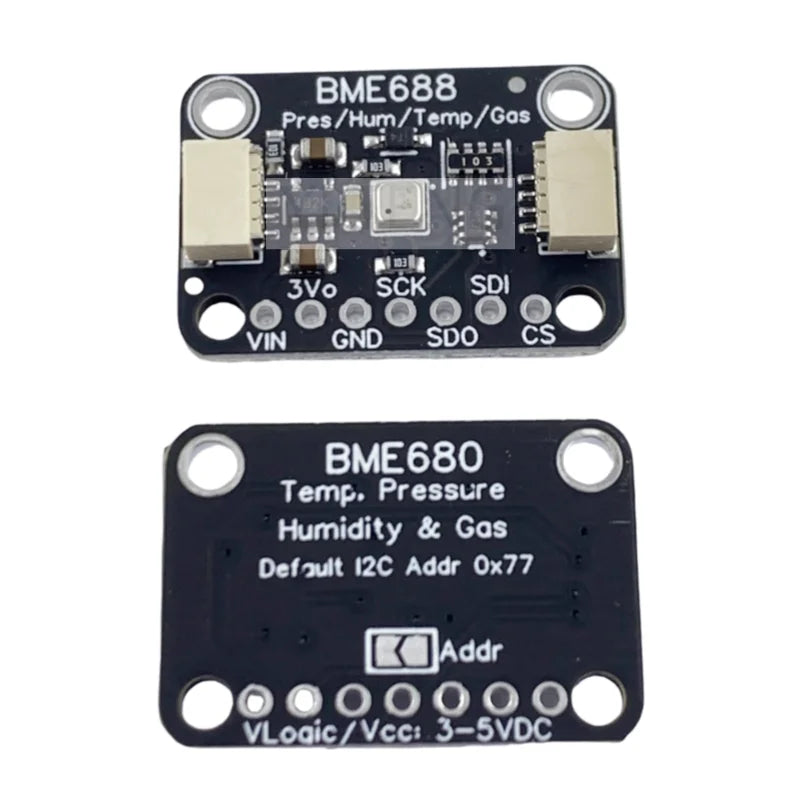 1Pcs BME688 BME680  Environmental sensor module Temperature/humidity/Pressure/gas AI Intelligent I2C in stock