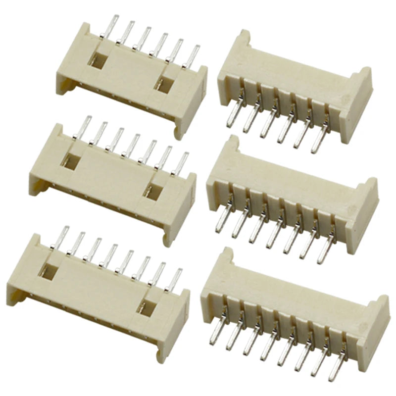 100pc SH1.0 MX1.25 ZH1.5 PH2.0 XH2.54 VH3.96mm Straight DIP Right Angle Vertical SMT Horizontal SMD PCB Male Wafer Connector