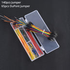 140/350/560/840Pcs U Shape Solderless Breadboard Jumper Cable Wire Kit For PCB Bread Board Prototyping Circuits, For DIY