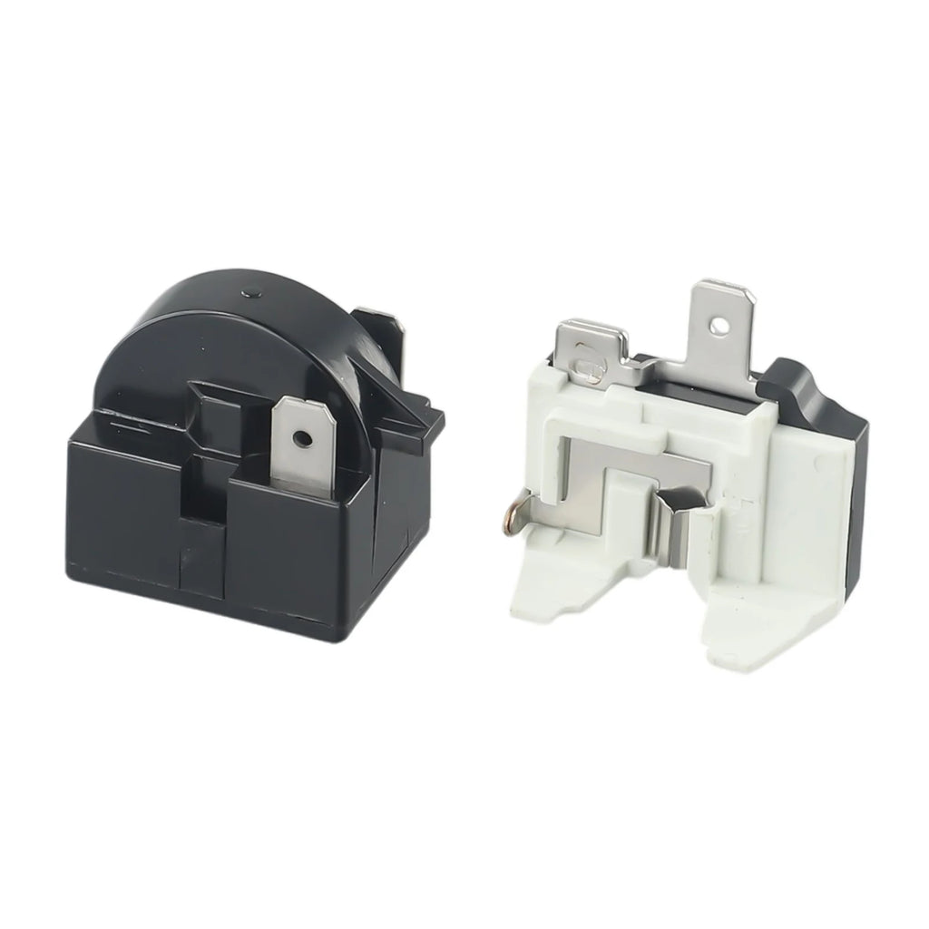 2pcs Refrigerator PTC Start Relay 1/2 Pin 15 Ohm 1/6H Compressor Overload Protector Starting Relay Light Weight Power Supplies