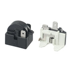 2pcs Refrigerator PTC Start Relay 1/2 Pin 15 Ohm 1/6H Compressor Overload Protector Starting Relay Light Weight Power Supplies