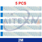 Flexcable For Raspberry Pi Model B+ 2M 1M 50CM 30CM 20CM 15CM 15 Pins Ribbon Flex Cable 15CM-200CM 1.0mm AWM 20624 80C 60V VW-1