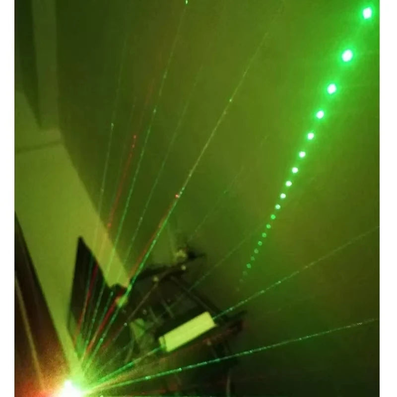 1D Multi-Dot Laser Spot Green 532nm 50mW Laser Module DIY Machine Vision Stage Lighting Woodwork Mark
