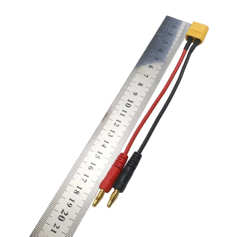 15/30cm Model Aircraft B6 Charger XT30 XT60 XT90 EC3 EC5 TRX Plug T Plug into 4.0mm Banana Head Charging Line