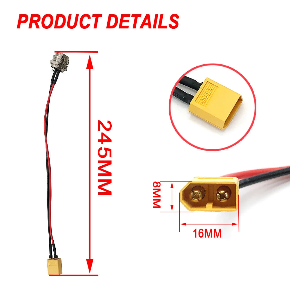Universal GX16 3 Pins Charging Port Socket Electric Scooter Socket Plug For ZERO 8 9 10 8X 10X 11X VSETT 8 8+ 9 9+ 10+ Speedual