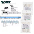 0201 0402 0603 0805 1206 1% 5% SMD Resistor Assorted Kit 1R-1M 10K 100K 1K 100R Resistance Set DIY