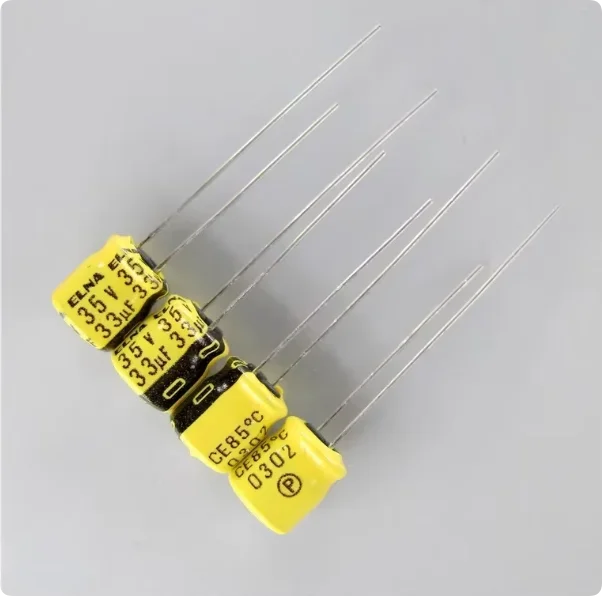 10PCS/100PCS ELNA RC2 series 35V33uF small Size audio electrolytic capacitor 6.3X7mm 85℃
