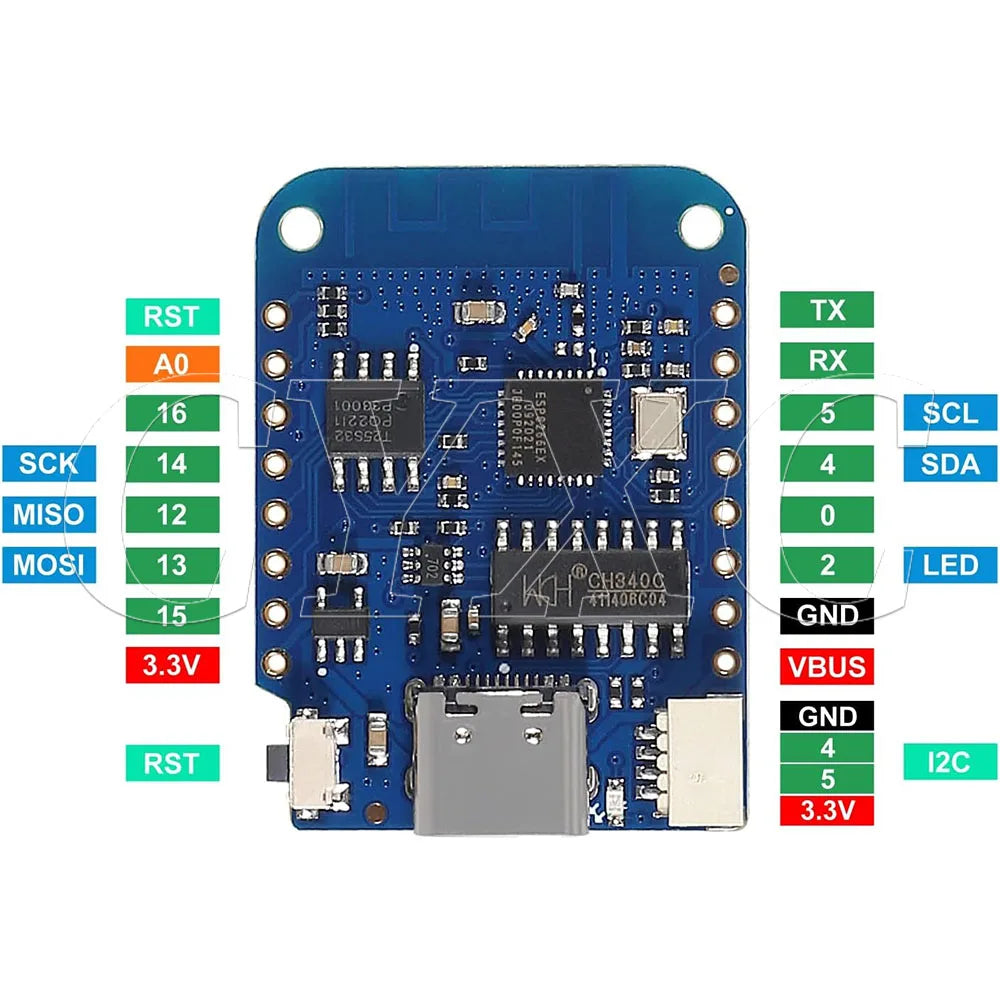 10-1PCS WeMos D1 Mini ESP8266 WIFI Internet of Things Development Board Based ESP-8266 D1 Mini V4.0.0 NodeMCU Lua IOT Board