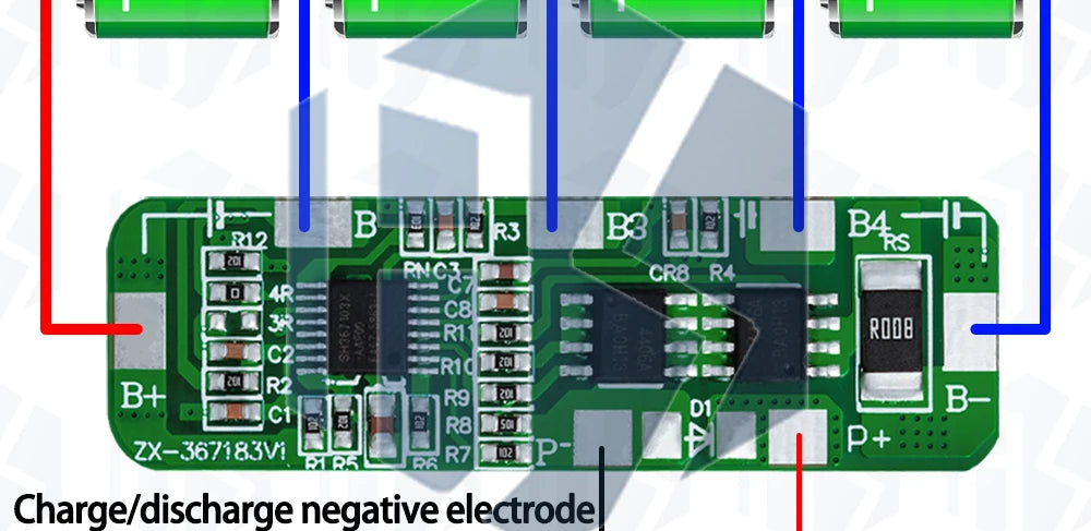 1~5PCS Over Protection! 4S 4A-5A 18650 Li-ion Lithium Battery Protection Board 4 Pack PCB BMS 4.25-4.35V To 2.3-3.0V