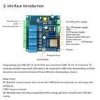 ESP32 Relay Development Board AC / DC Power Supply WiFi Bluetooth BLE 4 Channel Relay  ESP32 Module