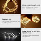 3mm PCB Ultra Thin DC12V 392LEDs/m COB LED Light Strip for Home Decor Car DIY Blue/Green/Red White High Density LED Tape