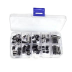 Integrated Circuit Chip Kit 10 Value IC Chip NE555 LM324 LM393 UA741 ULN2803 LM358 LM386 NE5532 ULN2003 PC817 Kit 85PCS/Box