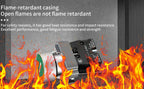 10Pcs 22MM Momentary symbols Push Button Switch 1NO1NC SPDT 10Amp 600V Metal Head Waterproof IP65,Control power button switch