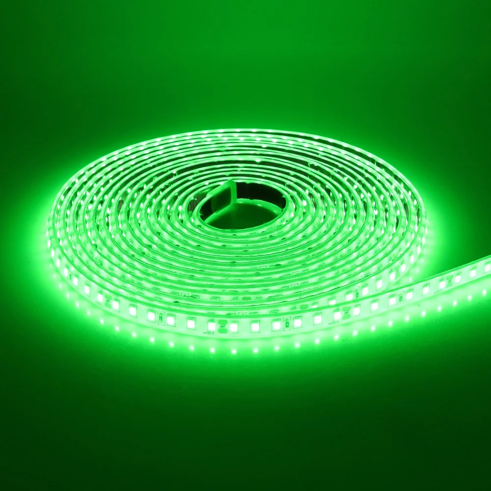 12V 24V 5m 10m 20m LED Strip Light IP68 Waterproof 2835 9 Colors Flexible Tape with 2pin Wire 120LED/m Bright Ribbon 0.5m 1m 2m