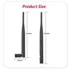 1PC Glue Stick Set-top Box Antenna 2.4G 5DB High Gain WIFI Bluetooth Wireless Router Antenna Security Antenna
