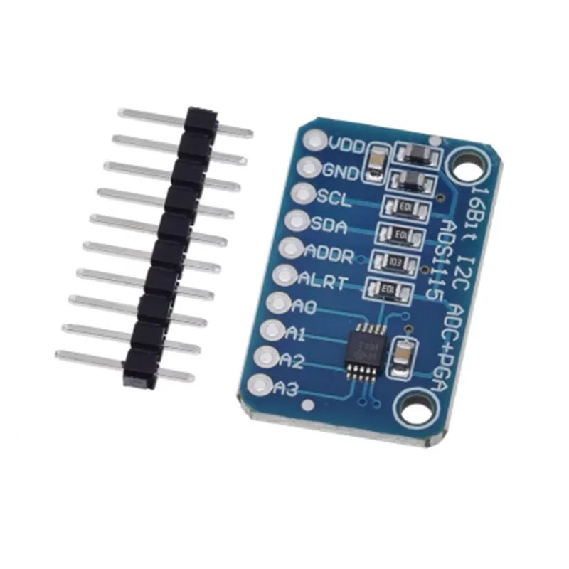 1 - 10PCS ADS1115 ADC Analog to Digital Converter Module with Programmable Gain Amplifier 16 Bit I2C 2.0V To 5.5V for Arduino RP