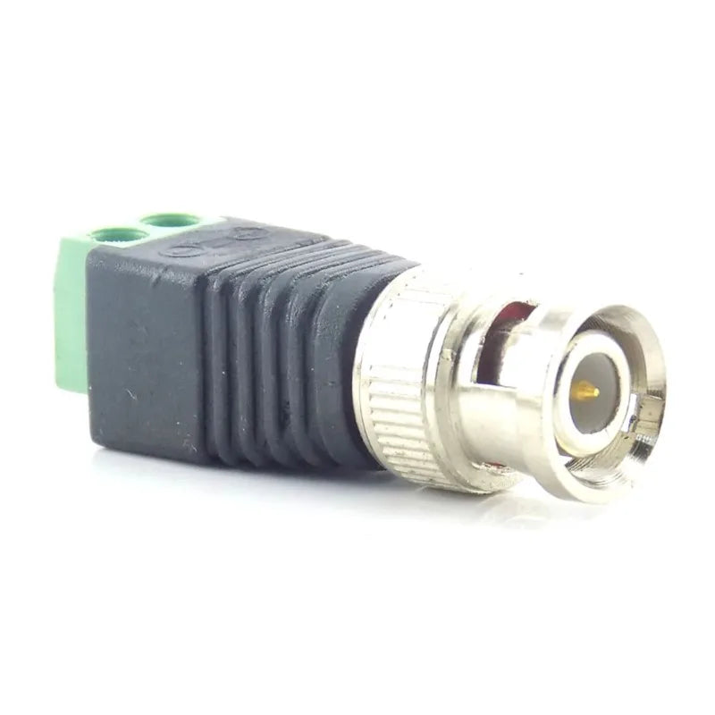 2/5/10pcs 12V DC BNC Male Female Connector Coax CAT5 Video Balun Adapter Plug For Led Strip Lights CCTV Camera Accessories B5