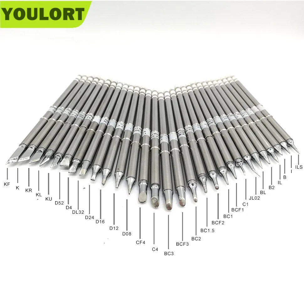 YOULORT T12-CF4 Soldering Iron Tips with Excellent Quality T12 Series Iron Tip For FX951 STC AND STM32 OLED Soldering