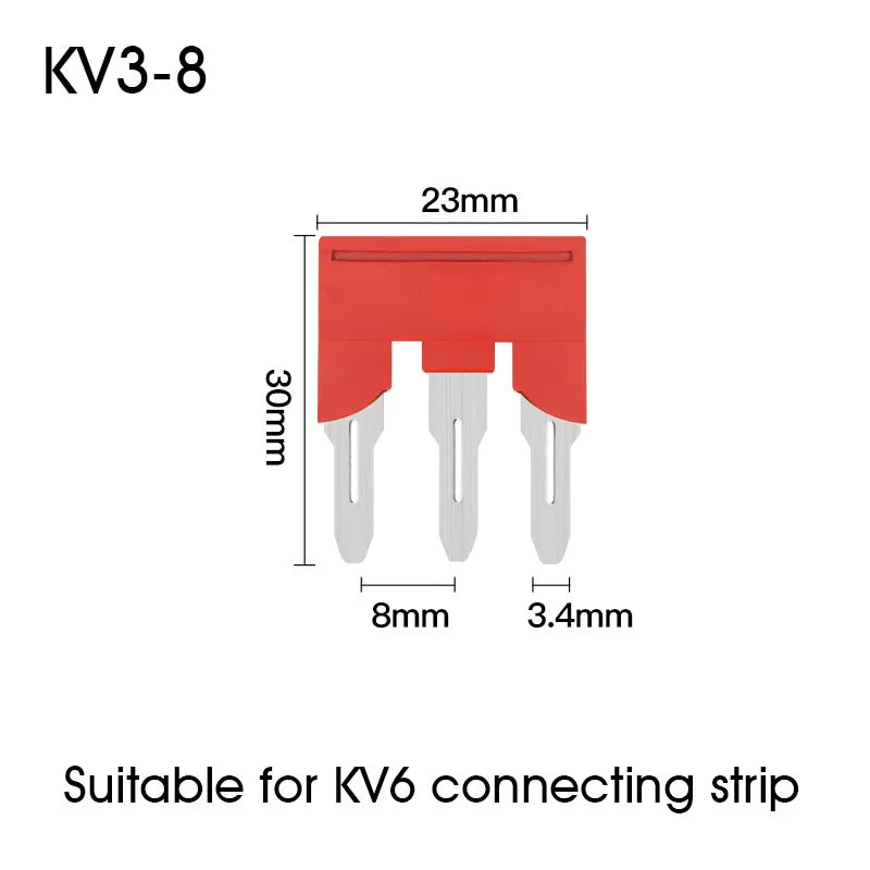 Wire Connectors Rail Type Electrical Quick Terminal Block Direct Insertion Instead Of UK ST PT Docking For Parallel Connection