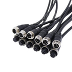 GX12 2/3/4/5/6/7 Pin Male to Female Extension Line 2Pin Aviation Plug Connection WirePlug Sensing Connector Cable 0.2-3 Meter