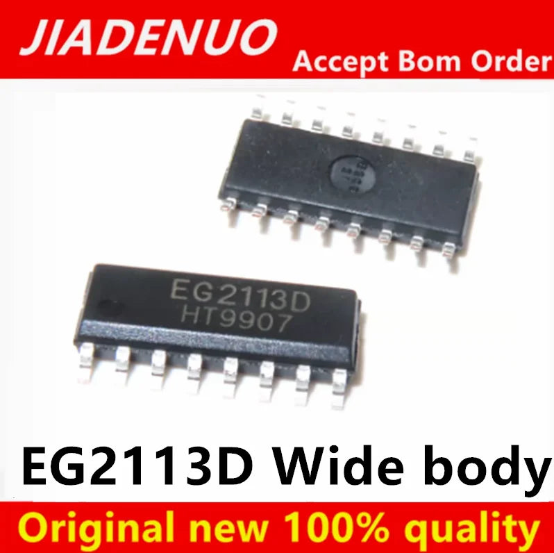 5/PCS New Original EG2113D   SOP16   Wide type, narrow type Inverter power supply half-bridge driver chip In Stock