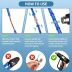 Heat Shrink Butt Connectors Waterproof Solder Seal Insulated Ring Wire Terminal Electrical Cable Splice Auto Marine Wiring Repai
