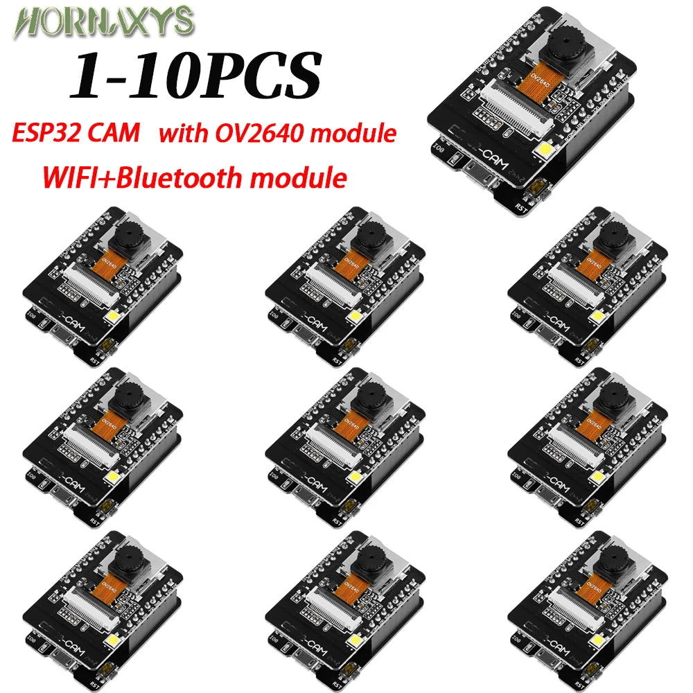 ESP32-CAM ESP32-CAM-MB MICRO USB ESP32 Serial to WiFi ESP32 CAM Development Board CH340 5V Bluetooth OV3660/OV2640 Camera