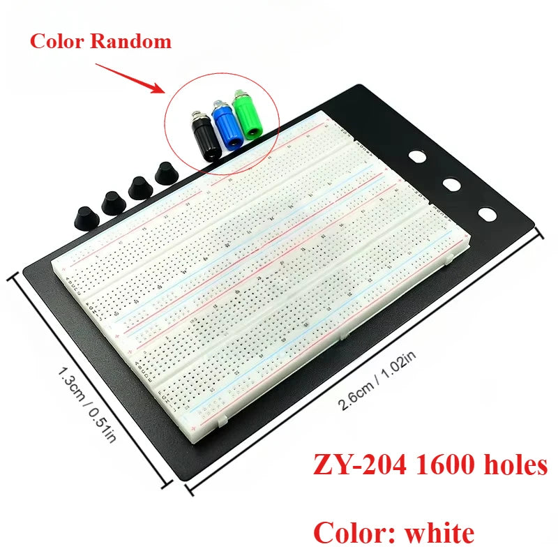 1pcs Breadboard MB102 ZY-204 PCB Bread Board 170-1600 Point Prototype PCB Solderless Breadboards Protoboard Circuit PCB DIY Kit